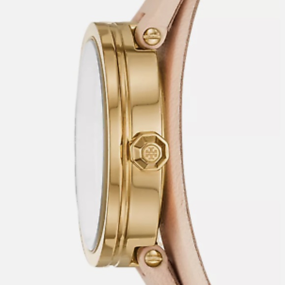 Wrap Around Cream Tory Burch Watch with Original Box and Tag - Picture 6 of 8